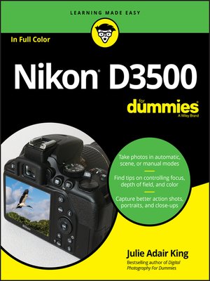 cover image of Nikon D3500 For Dummies